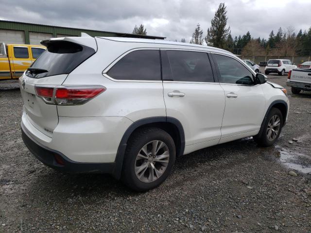 VIN 5TDJKRFH8ES066154 2014 Toyota Highlander, Xle no.3