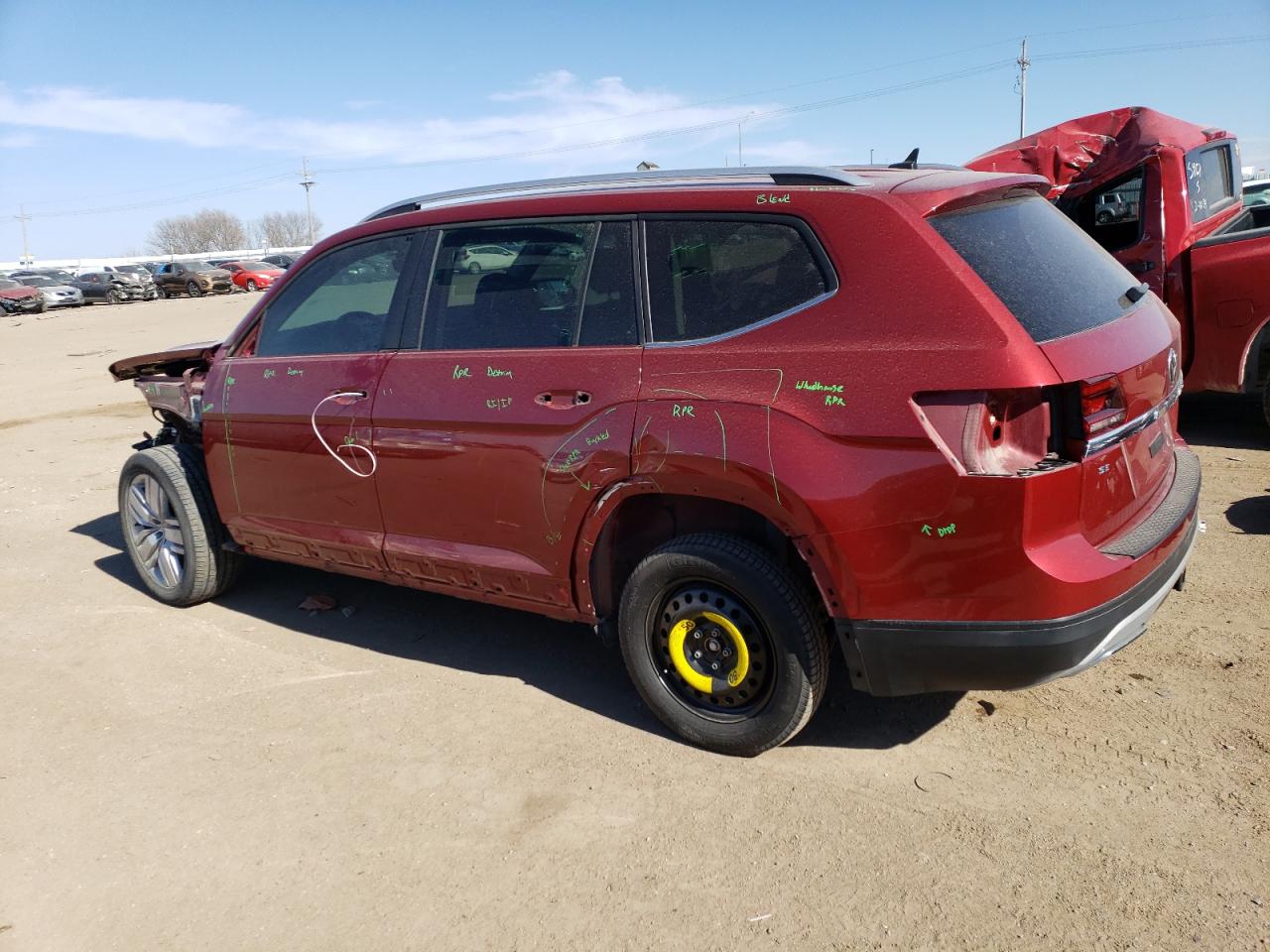 2019 Volkswagen Atlas Se vin: 1V2UR2CA6KC568776