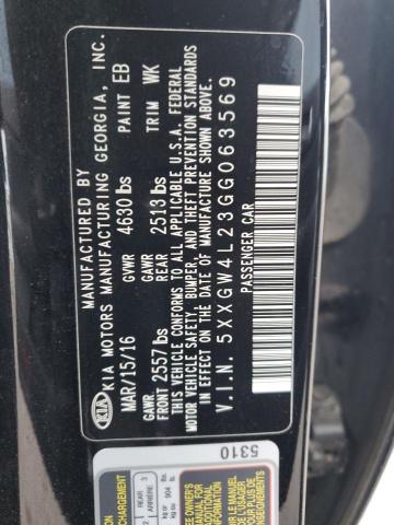 2016 KIA OPTIMA SX - 5XXGW4L23GG063569