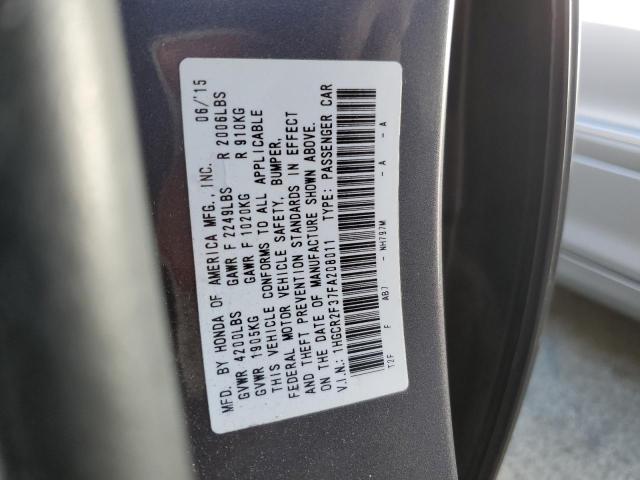 2015 HONDA ACCORD LX 1HGCR2F37FA208011