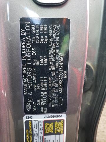 2017 KIA SPORTAGE L KNDPM3AC0H7245607