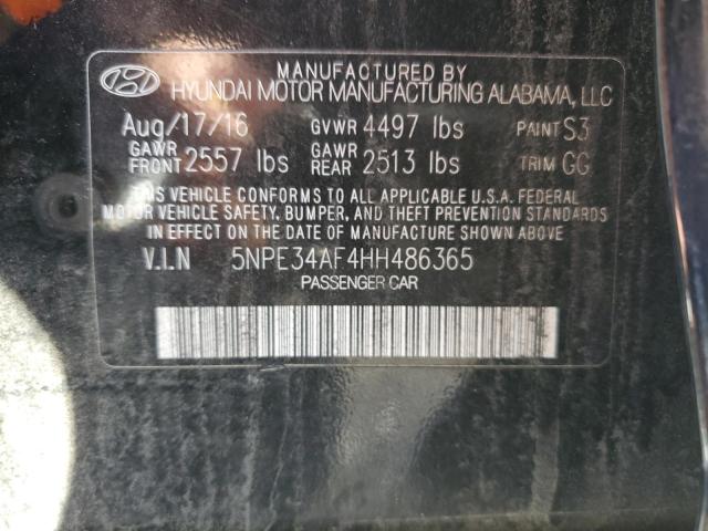 2017 HYUNDAI SONATA SPO 5NPE34AF4HH486365