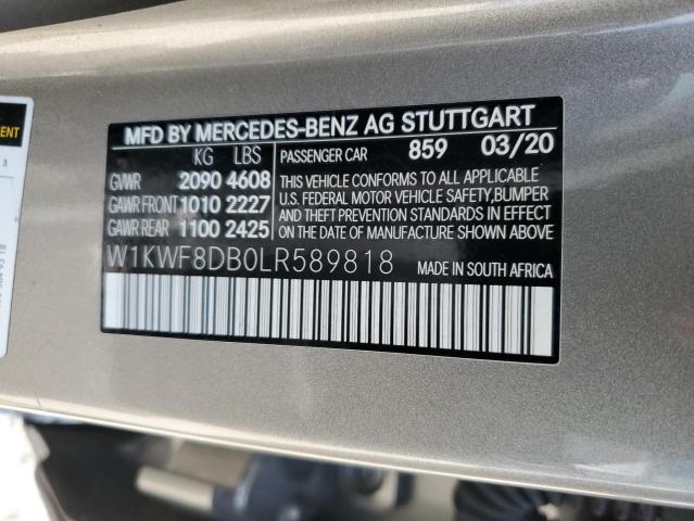 W1KWF8DB0LR589818 2020 MERCEDES-BENZ C-CLASS - Image 12