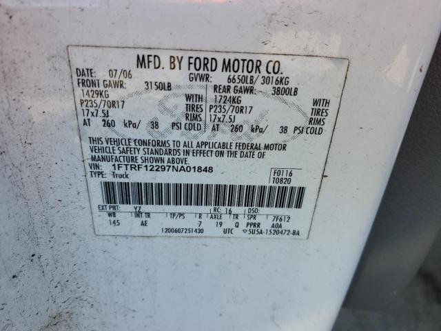 1FTRF122X7NA39542 2007 Ford F150