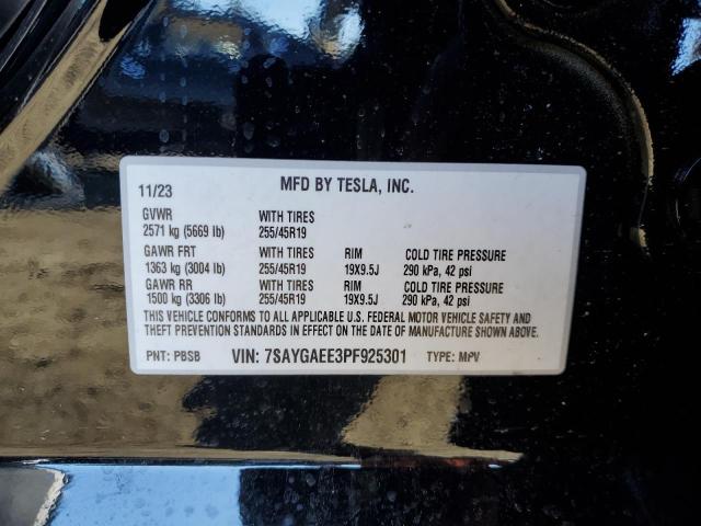2023 TESLA MODEL Y - 7SAYGAEE3PF925301