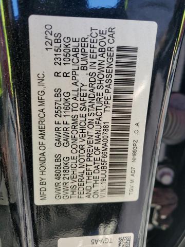 2021 ACURA TLX ADVANC 19UUB5F66MA007881