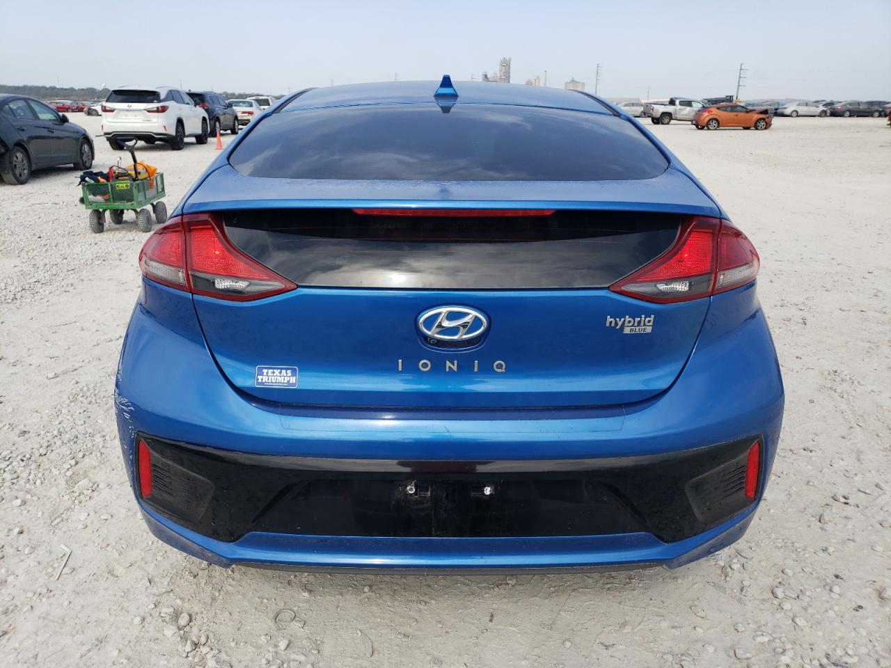 KMHC65LC6HU034622 2017 Hyundai Ioniq Blue