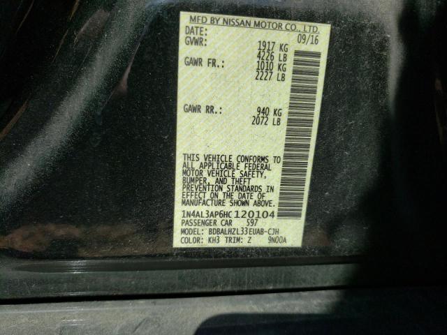 2017 NISSAN ALTIMA 2.5 1N4AL3AP6HC120104