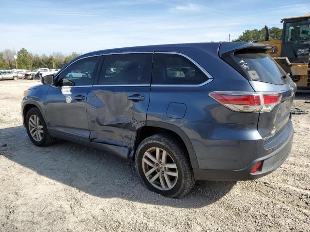 VIN 5TDZARFH8ES006588 2014 Toyota Highlander, LE no.2