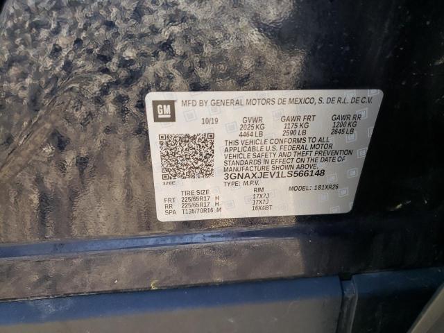 2020 CHEVROLET EQUINOX LT - 3GNAXJEV1LS566148