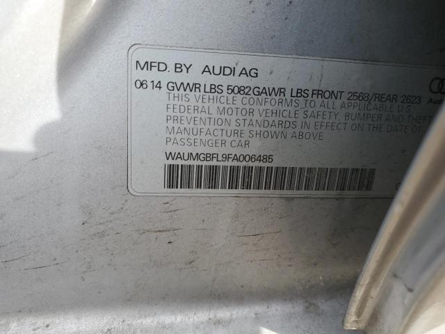 2015 AUDI S4 PRESTIG WAUMGBFL9FA006485