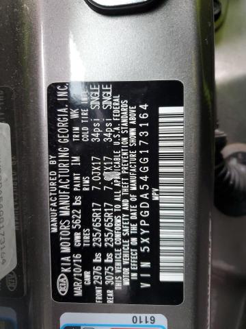 2016 KIA SORENTO LX 5XYPGDA54GG173164