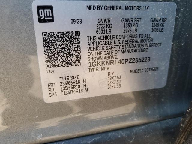 1GKKNRL40PZ255223 GMC Acadia SLE 12