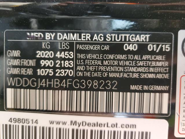 2015 MERCEDES-BENZ C 250 WDDGJ4HB4FG398232