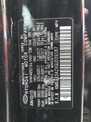2016 HYUNDAI TUCSON LIM KM8J33A2XGU039187