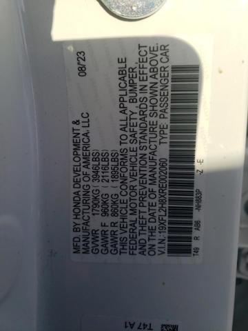 2024 HONDA CIVIC SPOR 19XFL2H8XRE002060