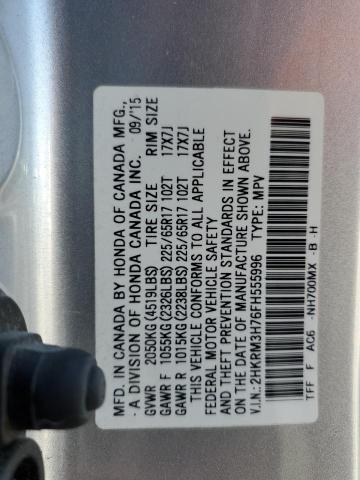 2015 HONDA CR-V EXL 2HKRM3H76FH555996
