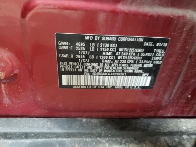 2018 SUBARU OUTBACK 2. 4S4BSAAC6J3298261