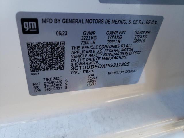 2023 GMC SIERRA K15 3GTUUDEDXPG311305