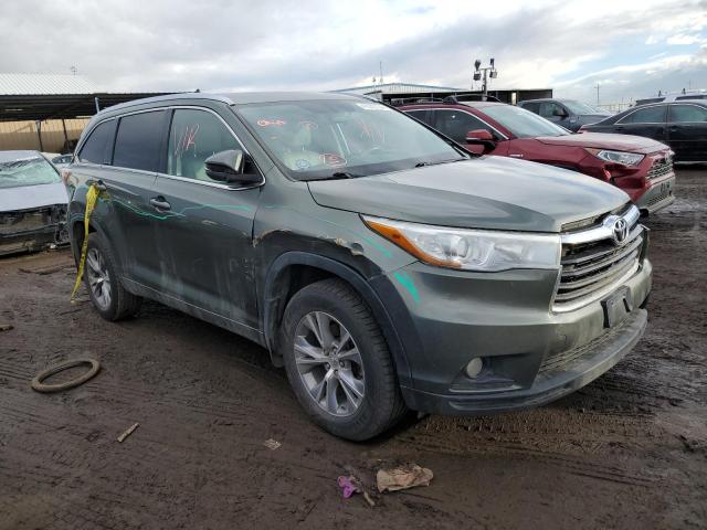 VIN 5TDJKRFH9FS095941 2015 Toyota Highlander, Xle no.4