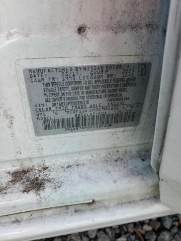 2017 NISSAN SENTRA S 3N1AB7AP2HY335316