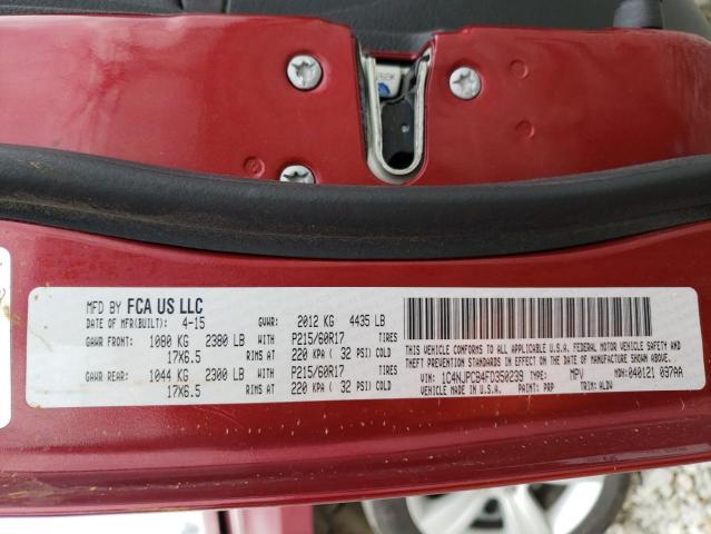 2015 JEEP PATRIOT LI 1C4NJPCB4FD350239