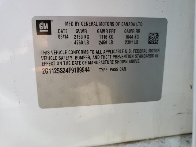 2015 CHEVROLET IMPALA LT 2G1125S34F9109944