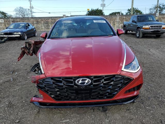 2021 Hyundai Sonata Limited VIN: 5NPEH4J27MH119470 Lot: 75944263