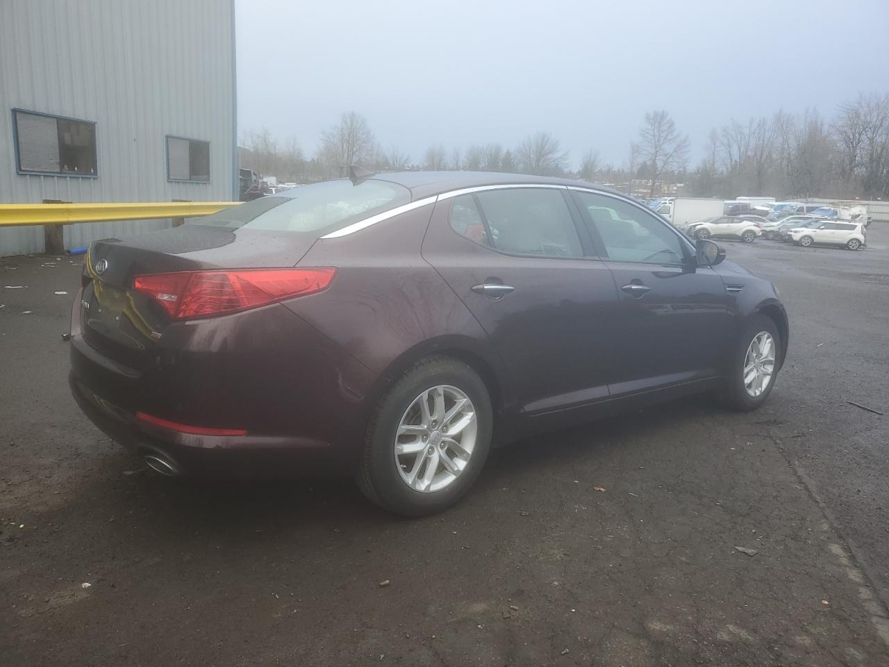 KIA OPTIMA LX 2012 burgundy  gas 5XXGM4A7XCG036979 photo #4