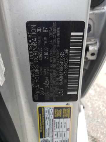 KNAGM4A78E5490815 2014 Kia Optima Lx