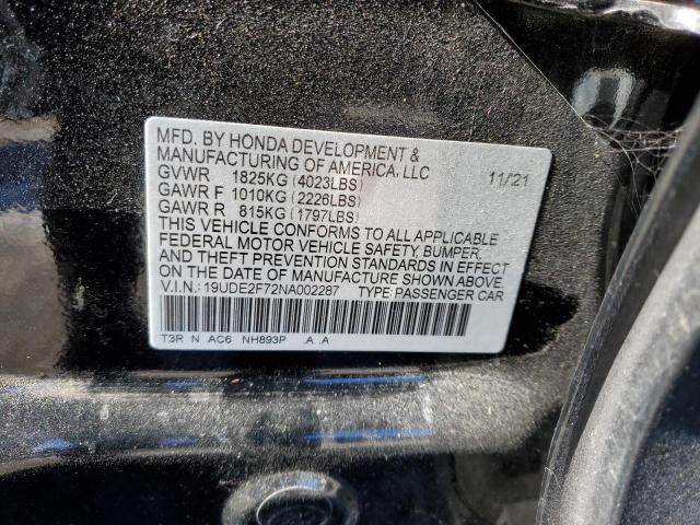 19UDE2F72NA002287 Acura ILX PREMIU 13