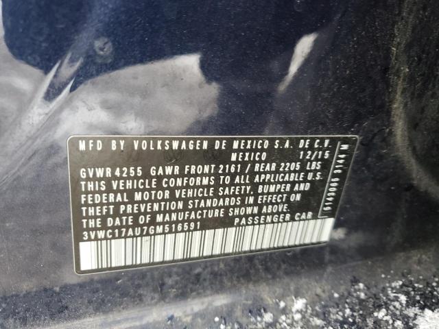 2016 VOLKSWAGEN GOLF SPORT - 3VWC17AU7GM516591