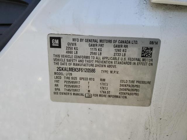 2015 GMC TERRAIN SL - 2GKALMEK5F6120586