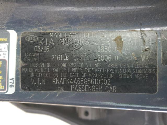 Lot #2487005889 2016 KIA FORTE LX salvage car