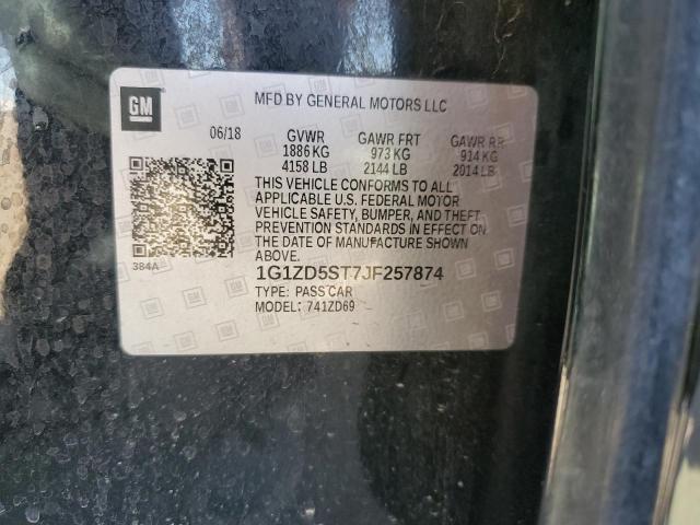 2018 CHEVROLET MALIBU LT - 1G1ZD5ST7JF257874