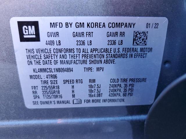 2022 BUICK ENCORE GX KL4MMCSL1NB094894