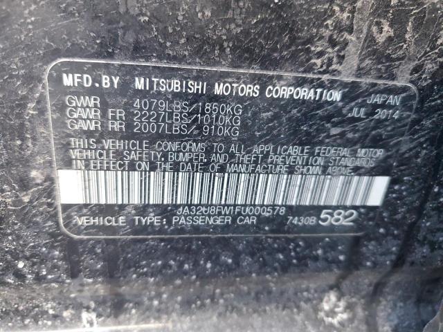 2015 MITSUBISHI LANCER GT JA32U8FW1FU000578