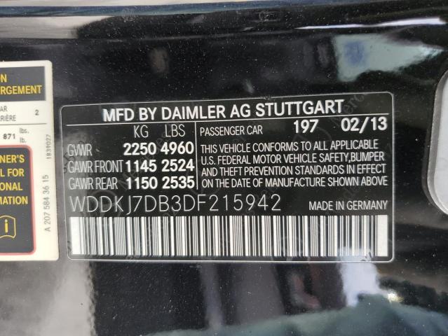 VIN WDDKJ7DB3DF215942 2013 Mercedes-Benz E-Class, 550 no.12