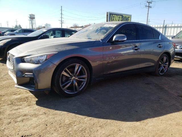 Lot #2507804713 2019 INFINITI Q50 LUXE salvage car