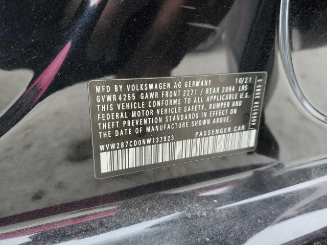 2022 VOLKSWAGEN GTI SE - WVW287CD0NW137923