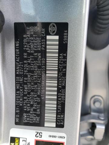 VIN 4T1G11AKXMU559180 2021 Toyota Camry, SE no.12