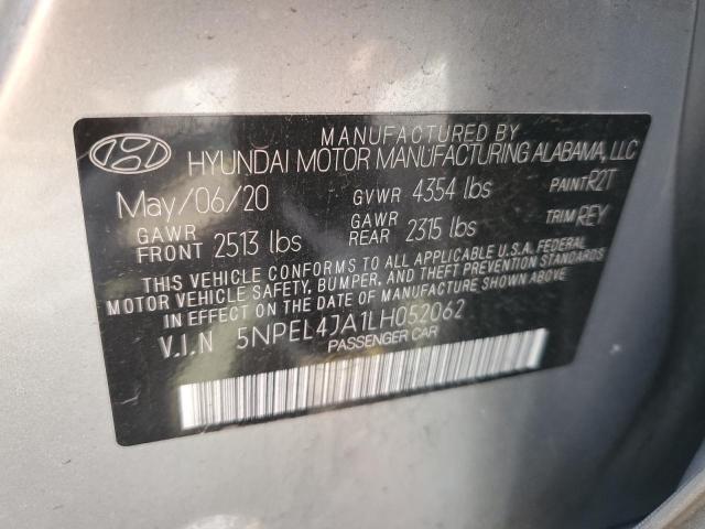 2020 HYUNDAI SONATA SEL 5NPEL4JA1LH052062