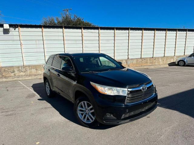 VIN 5TDZKRFH2ES010892 2014 Toyota Highlander, LE no.1