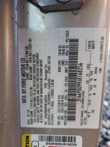 VIN 3FA6P0D99JR168256 2018 Ford Fusion, Titanium/Pl... no.13