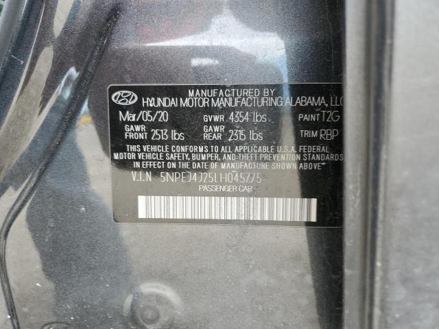 2020 HYUNDAI SONATA SEL 5NPEJ4J25LH045775