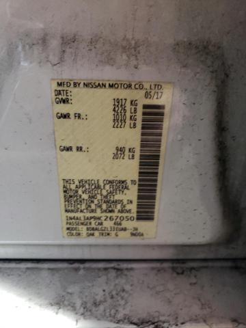 2017 NISSAN ALTIMA 2.5 - 1N4AL3AP9HC267050