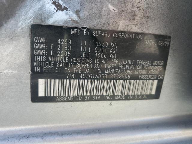 2020 SUBARU IMPREZA PR 4S3GTAD68L3728906