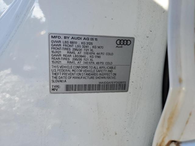 WA1DGAFE1FD026172 2015 AUDI Q7, photo no. 13