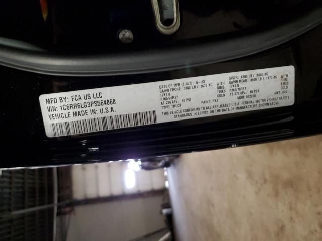 2023 RAM 1500 CLASS - 1C6RR6LG3PS564868