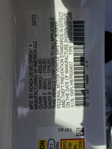 2023 HONDA CIVIC SPOR 19XFL1H87PE004517